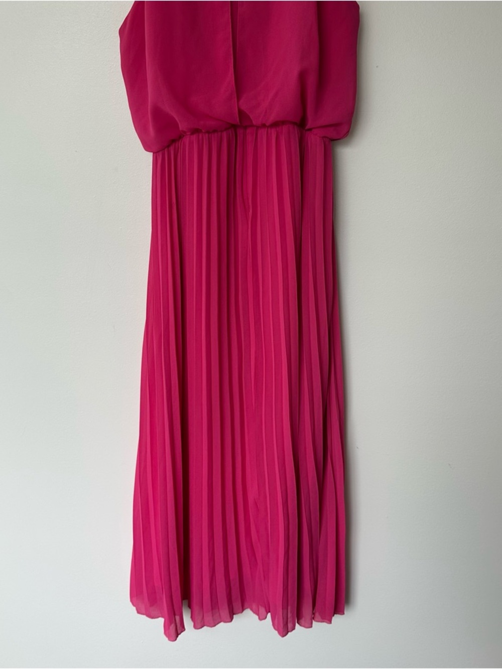 Sam Edelman Sleeveless Pleated Pink Midi Dress Size S - Picture 7 of 9